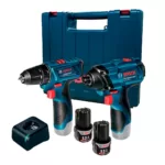 Combo Taladro GDR 120 LI + Atornillador GSR 120 LI BOSCH