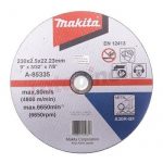 Disco Abrasivo Corte Metal 230x2.5 X 22.23mm A-85335 MAKITA