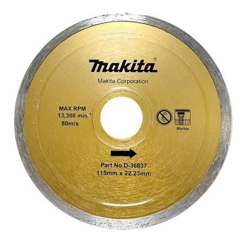 D_662739-MPE46085400390_052021-O-1 Disco Diamantado Borde Continuo 115x22.23 Mm D-36837 MAKITA - Imagen 1