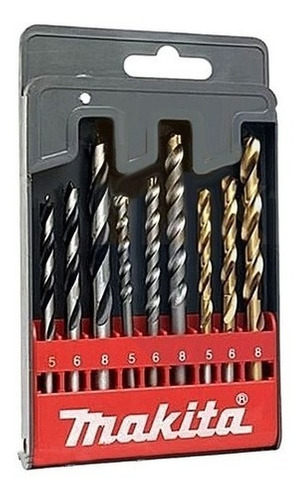 D_722950-MPE46082365835_052021-O-1 Set De Brocas Para Metal, Concreto Y Metal MAKITA D-30069 - Imagen 1