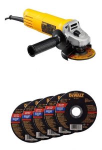 Esmeril Angular 4 1/2 DWE4010 + 5 Discos DEWALT DWE4010K-B2