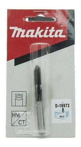 D_829328-MPE46079662943_052021-O-1 Fresa Recta, Vas. 1/4" (6 X 18mm) P/ Aluminio MAKITA D-16972 - Imagen 1