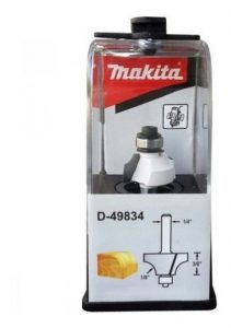 Fresa Moldura En Ct C.r.,vas 1/4 * D 3/4 MAKITA D-49834