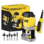 Ruteadora Profesional 1200W + 6 fresas STANLEY SRR1200-B2