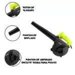 Soplador/aspirador de Aire 500W XCORT XQF02-500 - Imagen 2