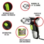 Atornillador Inalámbrico 4.8V + Accesorios XCORT XDC01-4.8 - Imagen 2