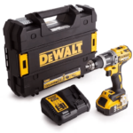 Taladro Percutor 1/2" 20V + Batería 5Ah + Cargador DCB115 + Caja Tstak + DEWALT DCD796P1-B2