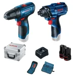 Atornillador de Impacto GDR 120 + Taladro Atornillador GSR 120 LI BOSCH