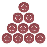 Pack de Discos de Lija grano 120 X 10 UND XCORT XAAP225120