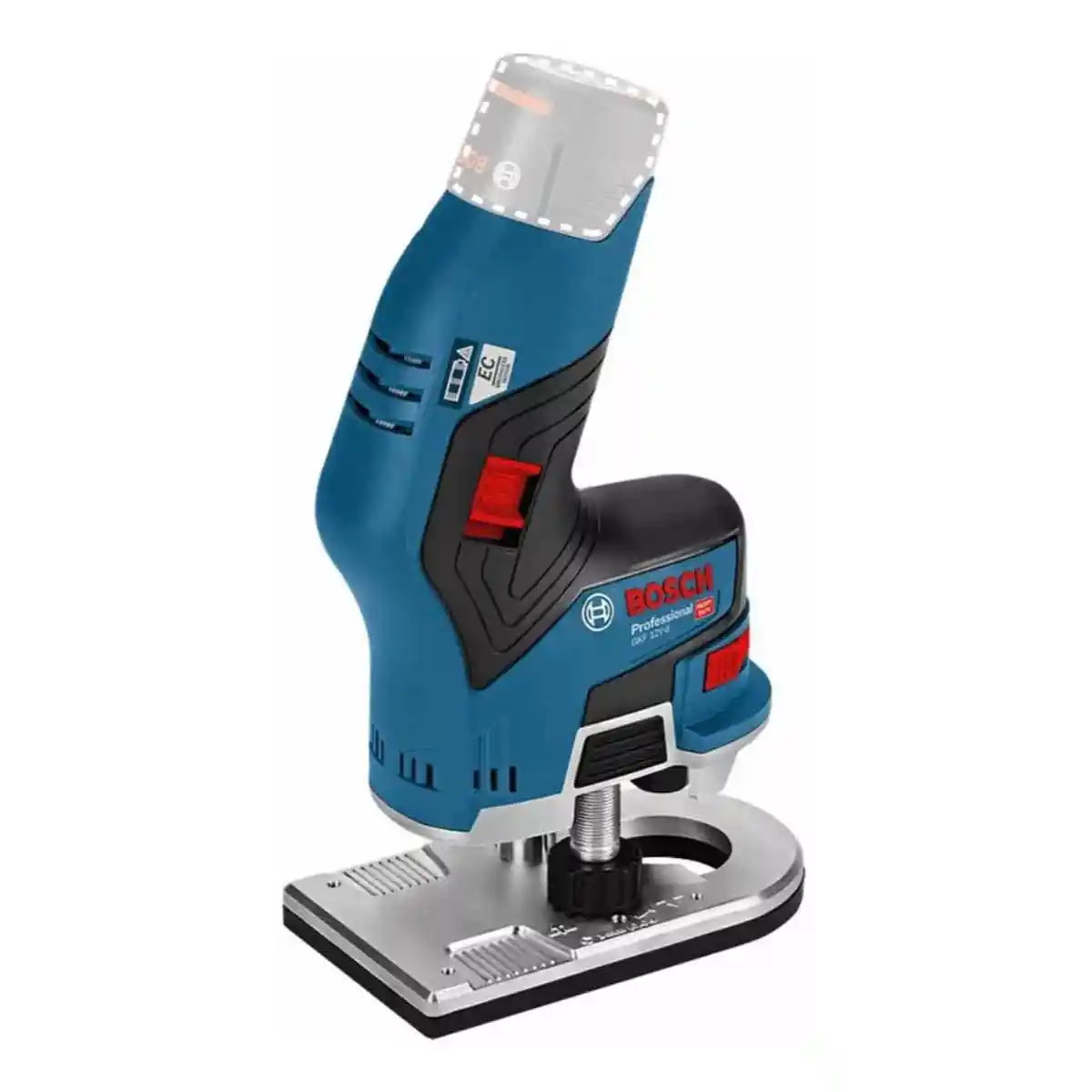 0601.6B0.0L0-000 (1) Fresadora Ruteadora Brushless 12V 6 mm/8 mm/1/4" BOSCH GKF 12V-8 Baretool - Imagen 1