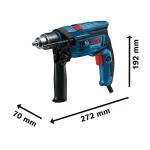 Taladro Percutor 1/2" 750W (MP) + Kit 5 Brocas BOSCH GSB 13 RE - Imagen 4