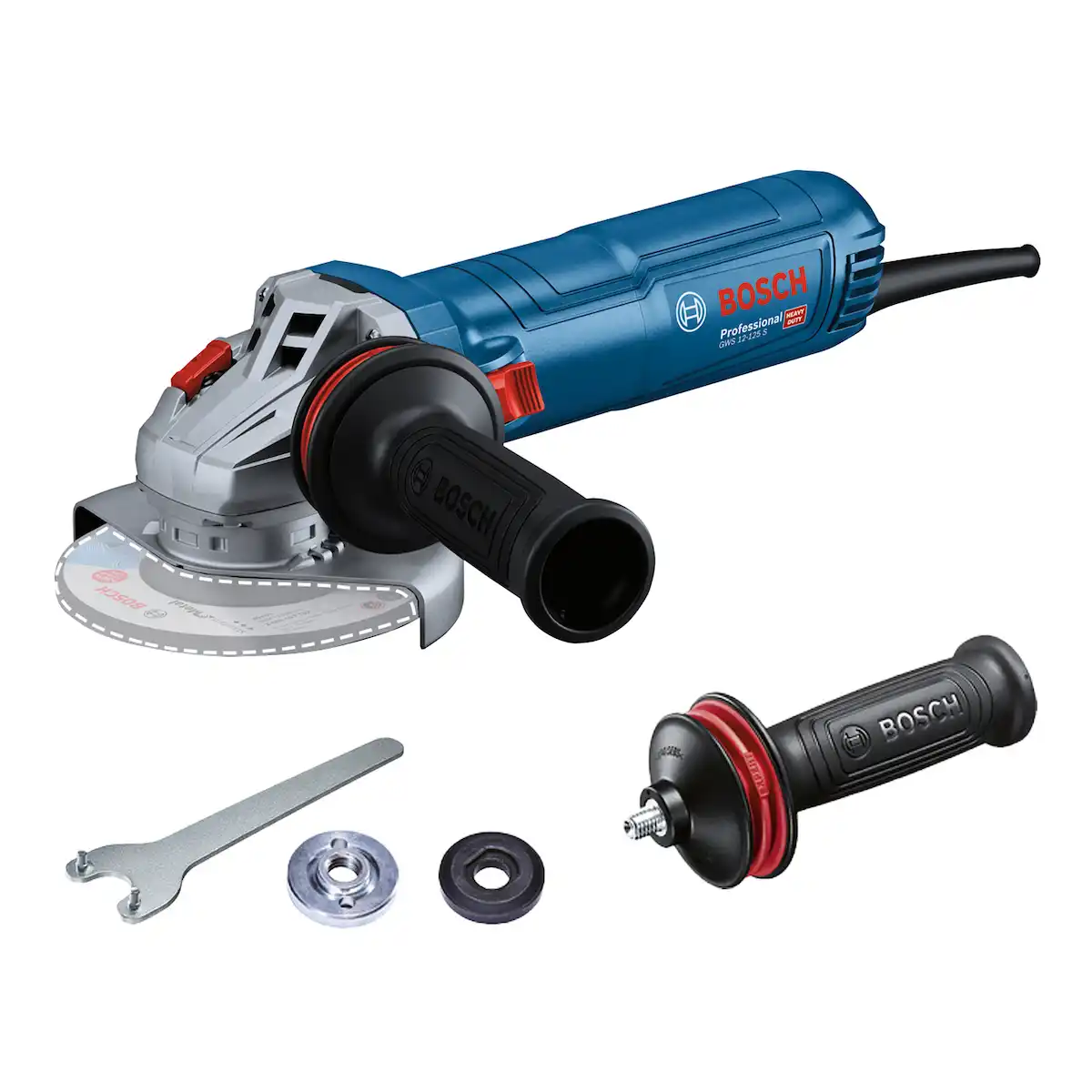 0601.3A6.0E0-000 (1) Esmeril Amoladora Angular 5" 125MM 1200W BOSCH GWS 12-125 S - Imagen 1