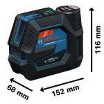 Nivel Láser Combinado Verde 50 Metros BOSCH GCL 12V-50-22 CG - Imagen 5