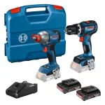 Taladro Percutor 13MM 18V GSB 18V-90 C + Llave/Atornillador de Impacto GDX 18V-285 BOSCH